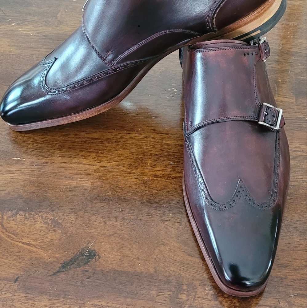 Magnanni artisan double monkstraps